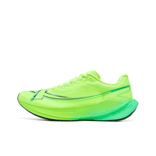 XTEP Butterfly Metamorphosis Blade Беговые кроссовки Низкий Топ Флуоресцентный Светло-желтый Зеленый Vi Остров Зеленый Черный Мужской