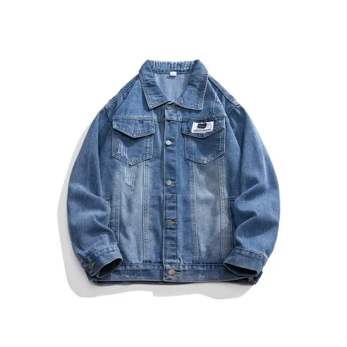 GEOGRE ALEX Синий Мужская Джинсовая Куртка