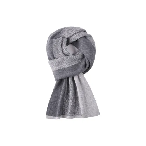 PIERRE CARDIN Трикотажные шарфы из чесаного хлопка Унисекс