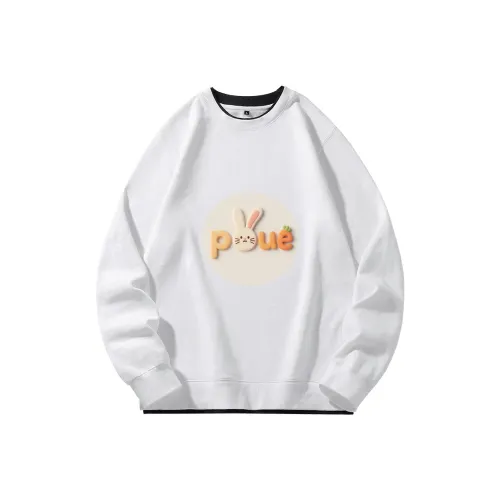 PWUE Белый Унисекс Свитшоты