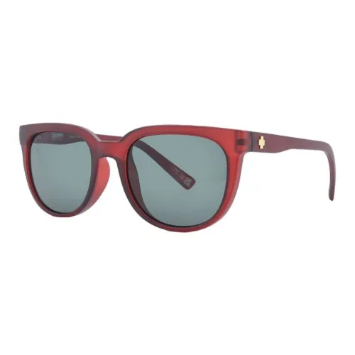 SPY Пластик OVAL SUNGLASSES Унисекс Матовый Полупрозрачный Красный