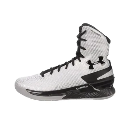 Under Armour ClutchFit Drive Поддержка Сцепление Высокие Баскетбольные Кроссовки Мужские Черно-Белые