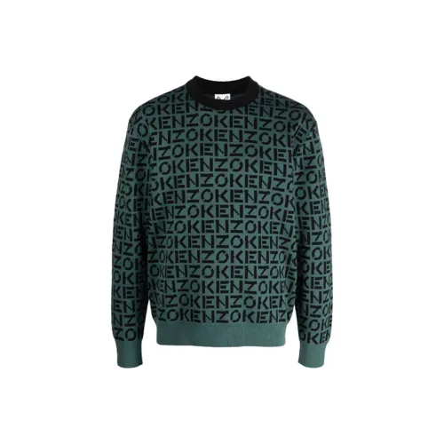 KENZO Зеленые Мужские Свитера