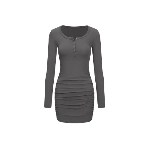 JOPPTI Длинное платье с длинными рукавами женское