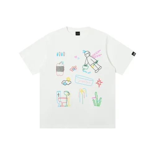 JUNGLE TIGER Белый Унисекс T-рубашки