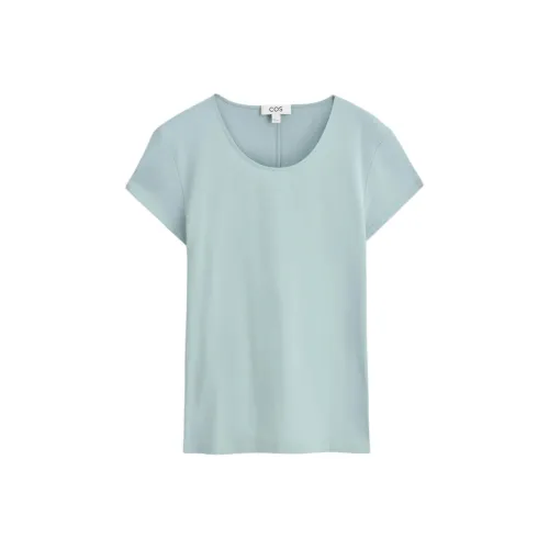 COS Светло-синие женские T-рубашки