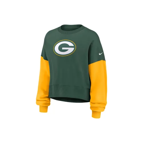 Nike Clothing Зеленый Женский Свитшот