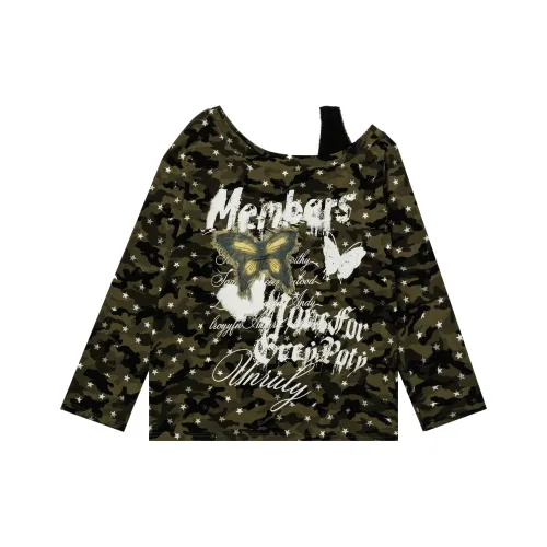 7 SEVFUN Зеленый Женские T-рубашки