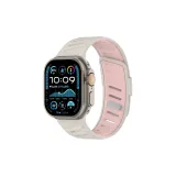 [Starlight Oxford Pink] Выдвижной ремешок с пряжкой, дышащий, двухцветный, силиконовый ремешок