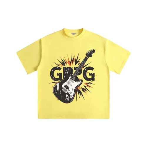 GDRG Желтый Унисекс T-рубашки
