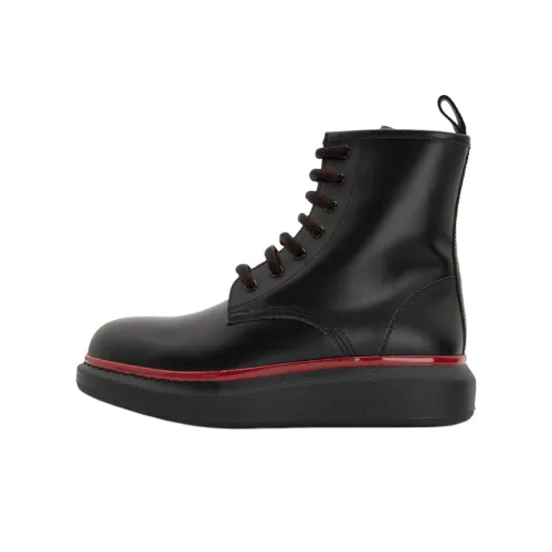 Alexander McQueen Короткий Мартин Ботин Мужской Черный