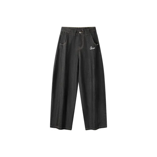 DOUBLE STAR 88 Черный Унисекс Джинсы