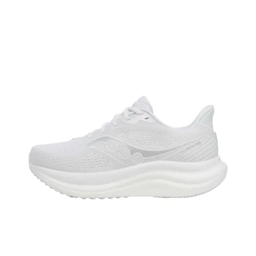 Saucony Triumph Victory 23 Slip-resistant Abrasion-resistant Low Top EVA Casual Running Shoes Men's White Сaucony Triumph Victory 23 Противоскользящий Устойчивый к истиранию Низкий Топ EVA Повседневные Беговые Кроссовки Мужские Белые