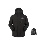 Пух, подкладка 3 в 1, призрачный черный, унисекс