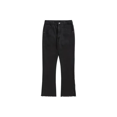 KM Черный Унисекс Джинсы