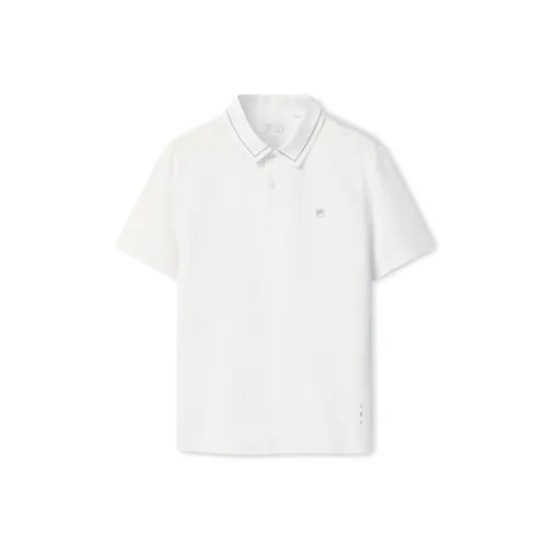 FILA Белая Поло Мужская Стандартная Белая