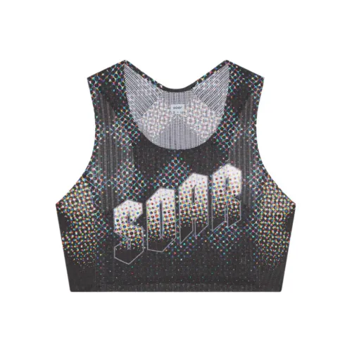 Soar Черная точка Женские Спортивные Майки без рукавов