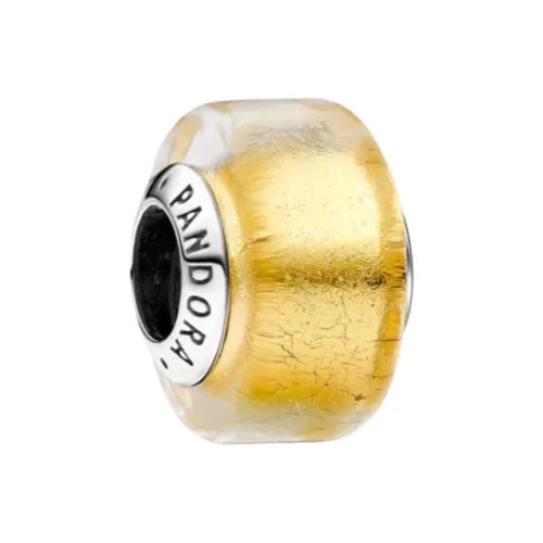 Pandora Murano Стекло Подвески Женские Желтые