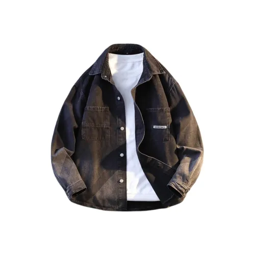 BAISHENGHU Черные Мужские Куртки