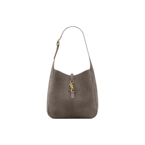 SAINT LAURENT LE5A7 Телячья кожа Плечевая сумка Маленькая Женская Городская Серый