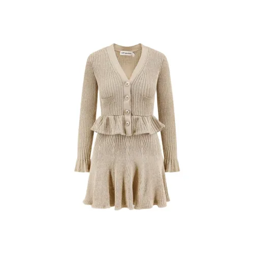 Self Портрет Длинное Платье с Длинными Рукавами Женское