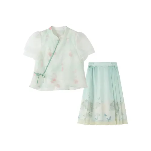 YUANYUAN GIRL Двухкомпонентный комплект для детей Ханьфу