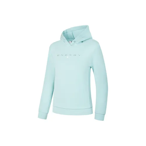 QIAODAN Fluff Синий Женский Свитшот