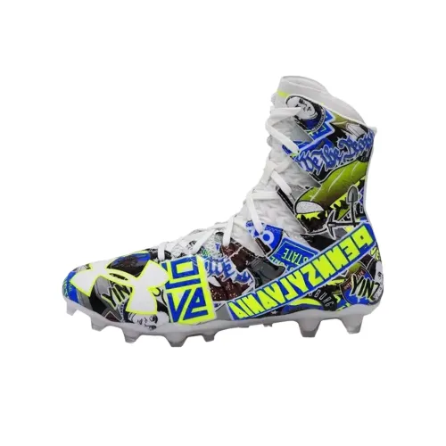 Under Armour HIGHLIGHT Футбольные бутсы Мужские Белые Зеленые