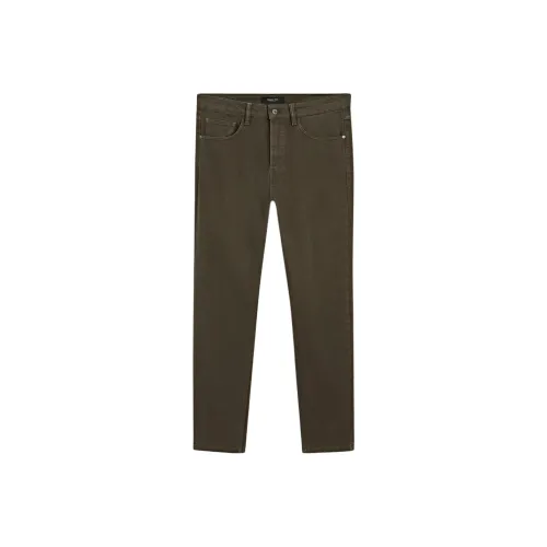 Massimo Dutti Серый Зеленый Мужские Джинсы