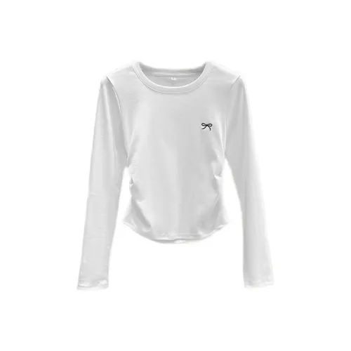 Puppytown Белый Женские T-рубашки