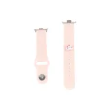 Кость для собаки, силиконовый ремешок - розовый