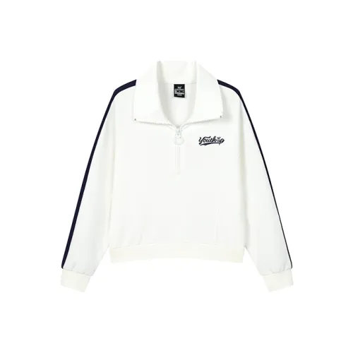 361° Перьевой белый Женский Свитшот