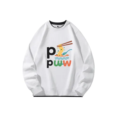 PWUE Белый Унисекс Свитшоты
