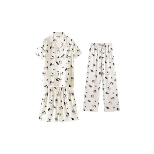 MIMOSA CHUR Баскетбол Пингвин Женские Пижамные комплекты