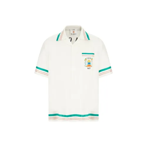 CASABLANCA Белые Мужские Рубашки