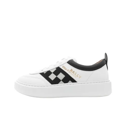 BALLY Низкий топ Скейтборд Кроссовки Мужские Белые