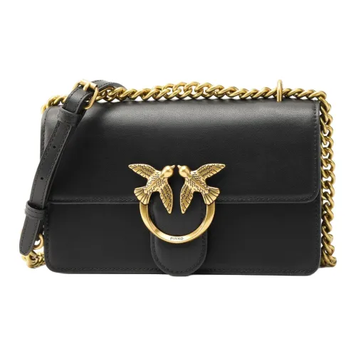 PINKO FRAIMED Кожа Сумка через плечо Женская Черная