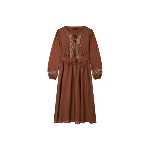 LOUISY AO Длинное платье с длинными рукавами женское