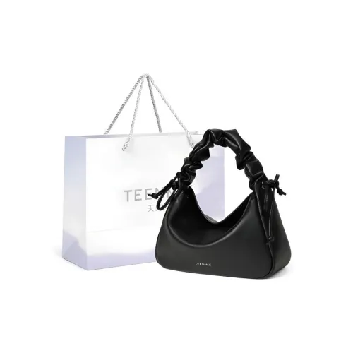 teenmix Сумка из коровьей кожи Женская Черная