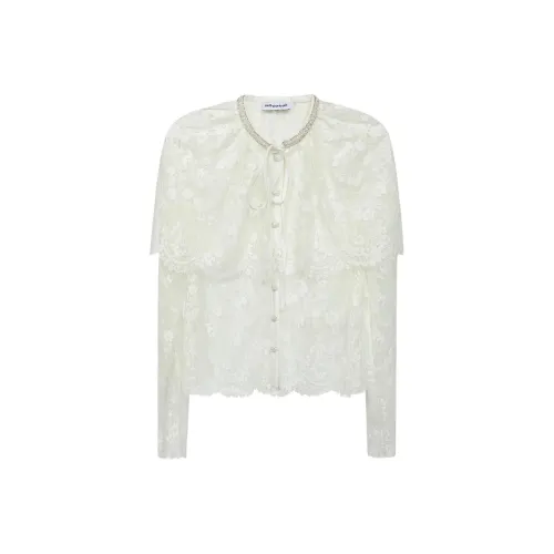 Self Portrait Белые Женские Рубашки