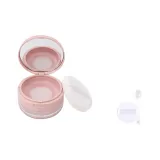 [Розовый+2г Ложка]20г Маленький Сетка Свободная Пудра Коробка (Розовый)