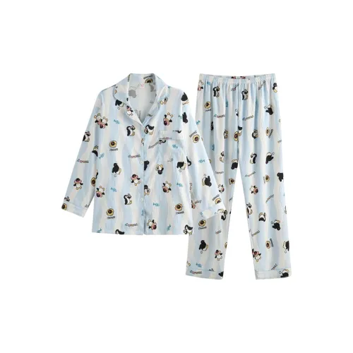 MIMOSA CHUR Волна Пингвин Женские Пижамные комплекты
