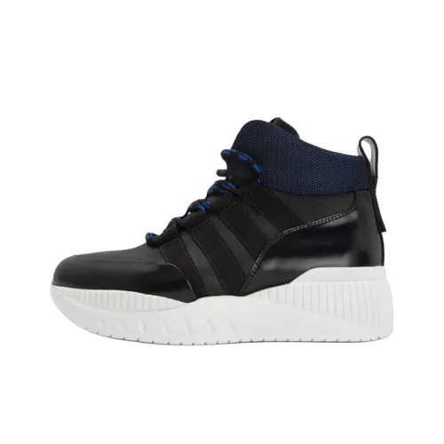 EMPORIO ARMANI Высокий Топ Casual Мужской Черный