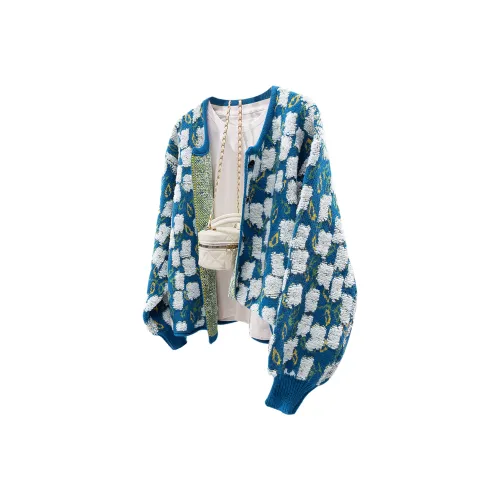 SIBAISHE Синий Женский Трикотаж