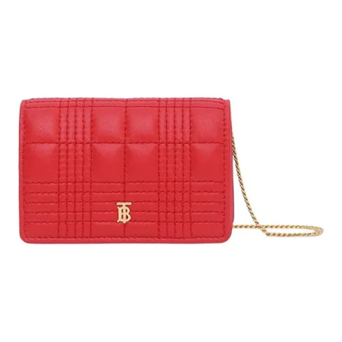 Burberry Lambskin Crossbody Bag Shoulder Bag Women's Red Burberry Овечья шкура Сумка через плечо Сумка на плечо Женская Красная
