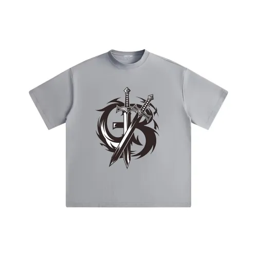 GDRG Cooling Gray Unisex T-Shirts GDRG Охлаждающие Серые Унисекс Футболки
