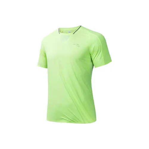 ANTA Running Collection Бег Т-Рубашка Мужская Эльф Желтая