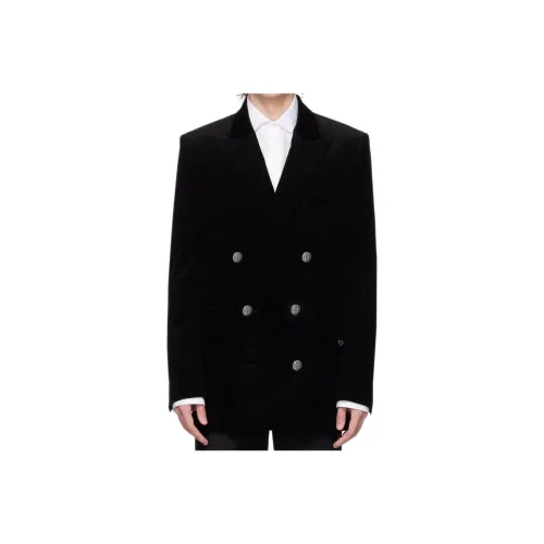 BALMAIN Бизнес-костюм мужской черный