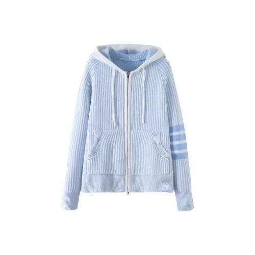 QIAOMONVHAI Светло-синий Женский Трикотаж