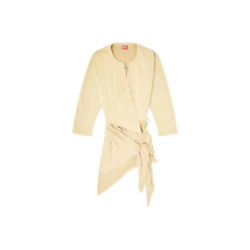 DIESEL Длинное платье с длинными рукавами женское